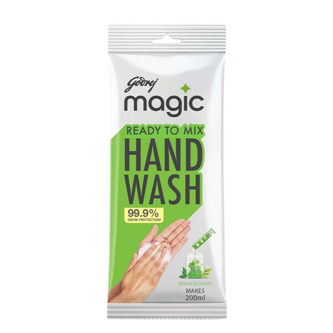 Mr. Magic Powder Protekt Mr. Magic Powder To Liquid Handwash Combo Pack | From Haatbazar ...