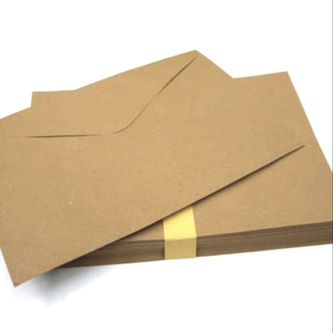 Brown long envelop 150 lbs - 10 pcs (1 ream) / filling envelop / school ...