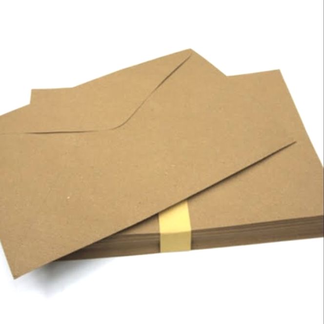 Brown long envelop 150 lbs 10 pcs (1 ream) / filling envelop / school