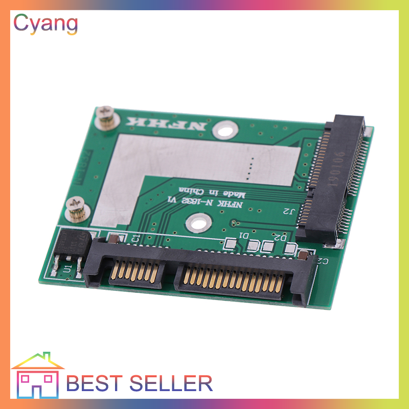 Cyang mSATA SSD to 2.5'' SATA 6.0gps adapter converter card module board mini pcie ssd