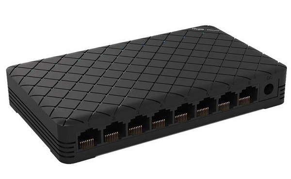 Thiết bị mạng HUB -SWITCH Ruijie RG-ES08G ( 8-Port Gigabit unmanaged Switch, 8 Gigabit RJ45 Ports )