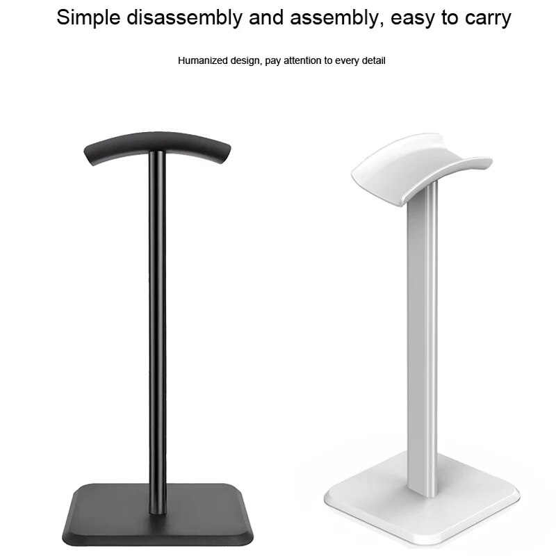 Zeallion Universal Headphone Stand Aluminuim Headset Holder Aluminum Supporting Flexible Headrest Fashion Headphone Hanger
