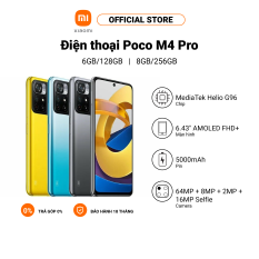 Điện thoại Xiaomi POCO M4 PRO 6+128GB / 8+256GB | IPS LCD 90Hz | Bộ ba camera 64MP | Sạc nhanh 33W