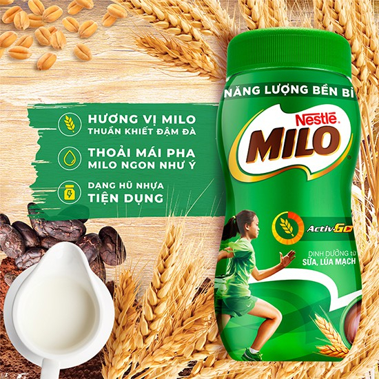 Sữa bột Milo lọ 400g và bịch 330g ( Đại lý Ngọc Toản)