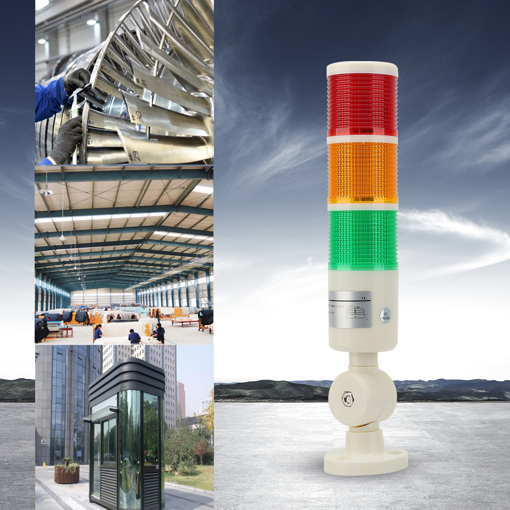 CNC Machine Warning Light BEMX503WD 24VDC Flashing Bright LED