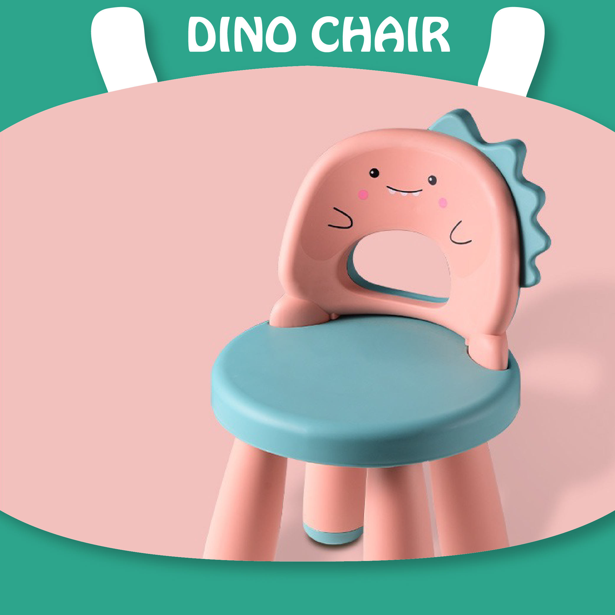 Crabo Kidz Study Chair Dinosaur Chair Kids Chair Budak Kerusi小孩恐龙椅子
