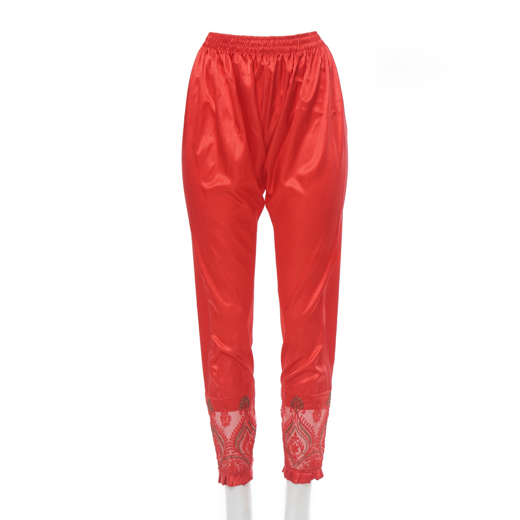 Silk Stylish Bottom Gateful Design C-Kat Salwar Pyjama Pants for Woman