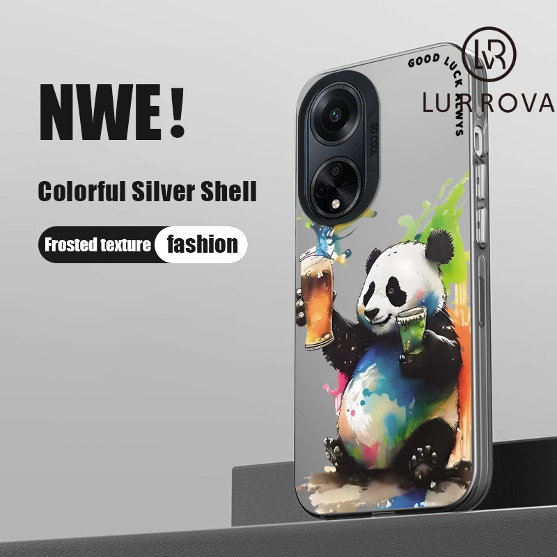 Case OPPO A98 5G Graffiti Monkey Graffiti Doraemon Graffiti Panda Graffiti Astronaut Graffiti Black Cat Colorful cartoon mobile phone case