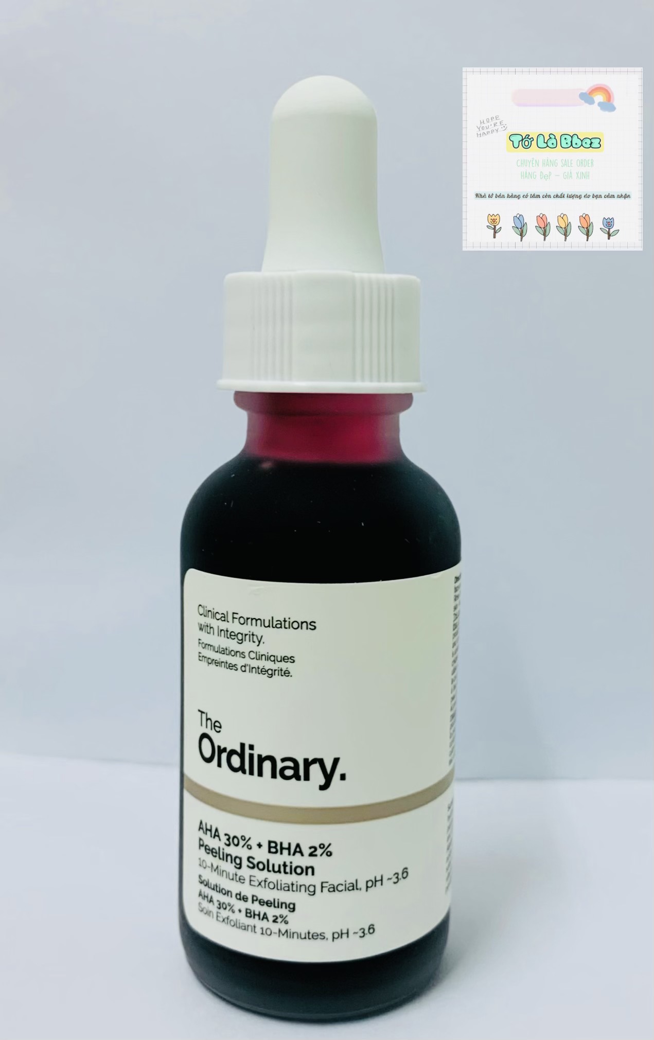 The Ordinary AHA 30% BHA 2% Peeling Solution