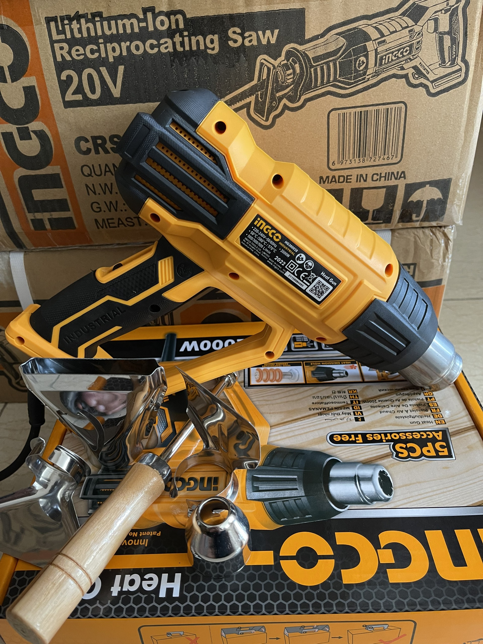 Máy thổi nhiệt INGCO - HG200028-HG200047