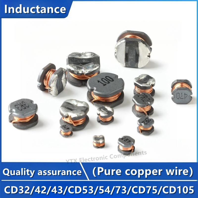 10pcs%20SMD%20Power%20Inductor%20CD32%20CD43%20CD54%20CD75%20CD105%202.2uH%203.3uH%204.7uH%206.8uH%2010uH%20100uH%20150UH%20220UH%20330UH%20470UH%20680UH%20Inductance%20-%20Image%204