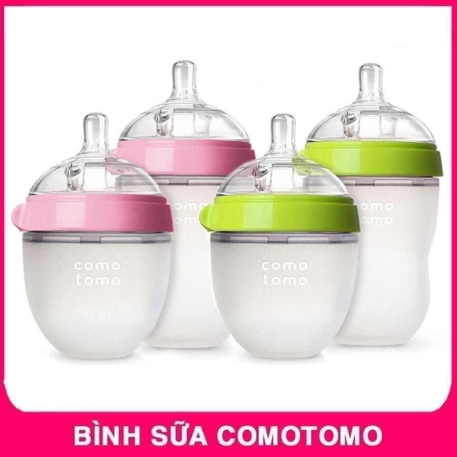 [ BÌNH SỮA  ]💁💁Bình Sữa Comotomo 150ml/250ml 💁💁Núm Silicon Siêu Mềm