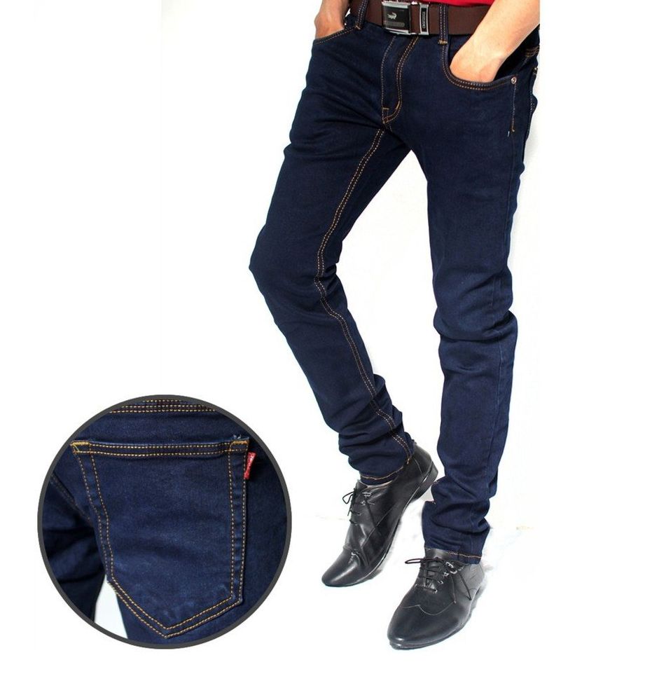 quần jean nam đen xanh xam trơn co giãn thoải mái size 28-36