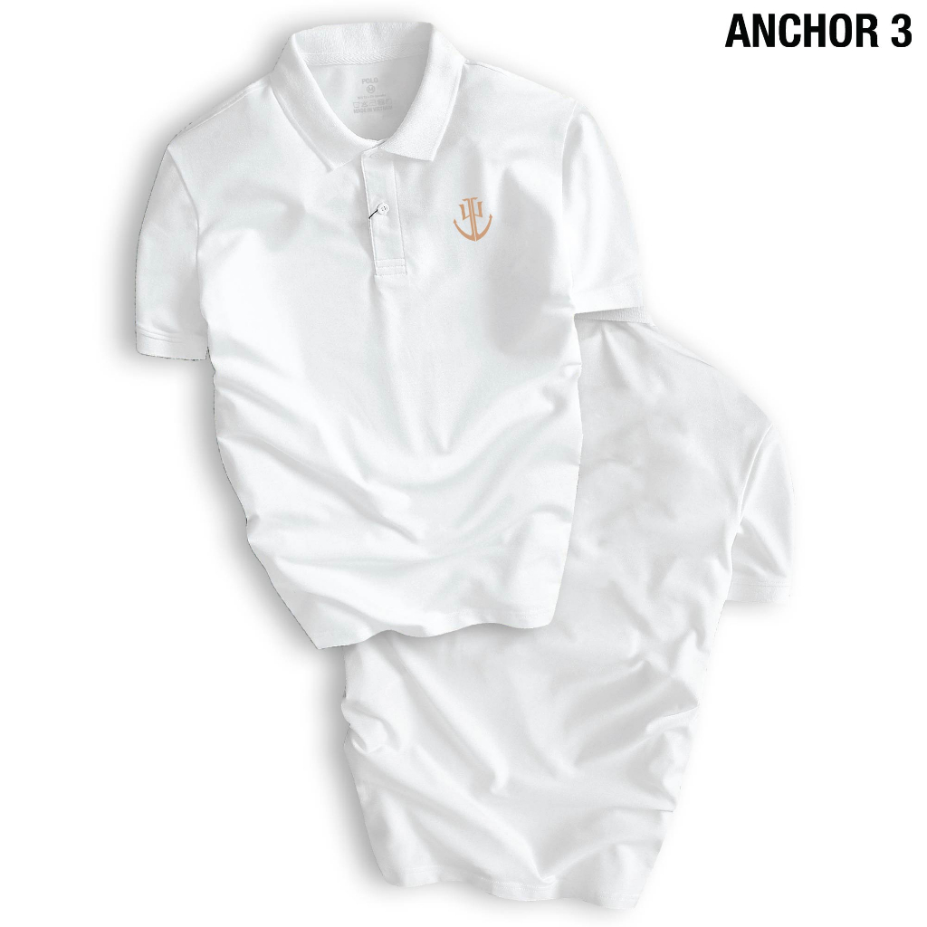 Áo thun Polo ANCHOR 3 vải cá sấu cổ bẻ BASIC CVC co dãn