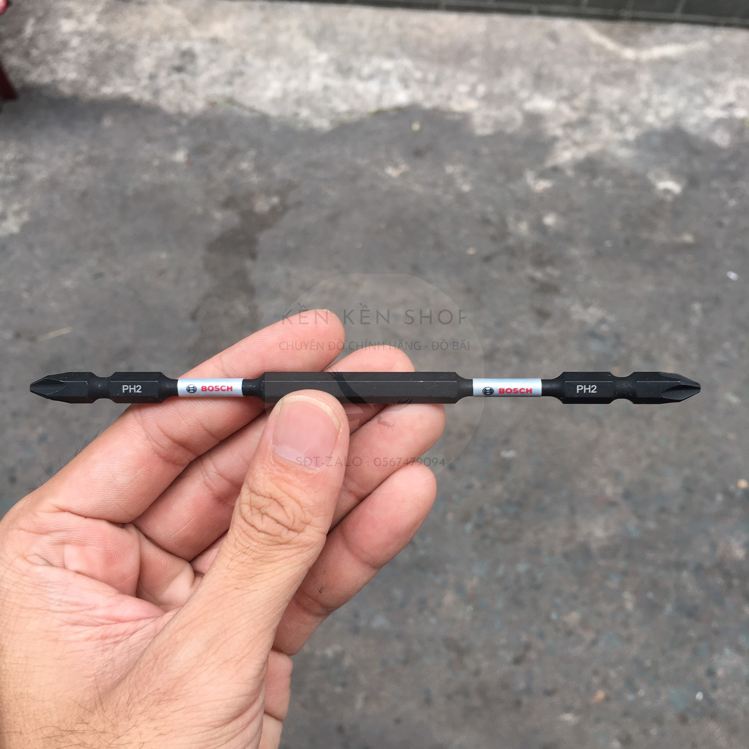 Mũi Bắn Vít BOSH 2 Đầu PH2 Dài 150mm