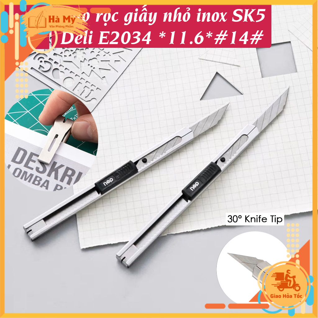 (1 Cây) Dao Rọc Giấy Deli E2034