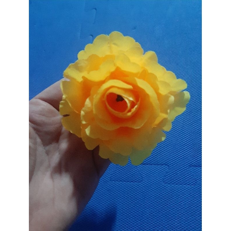 (Hoa lụa) Combo 10 bông hồng lụa trang trí.