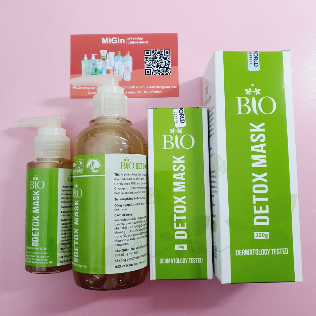 Thải độc bio detox mask 80g GENEWORLD - Lyo.shop