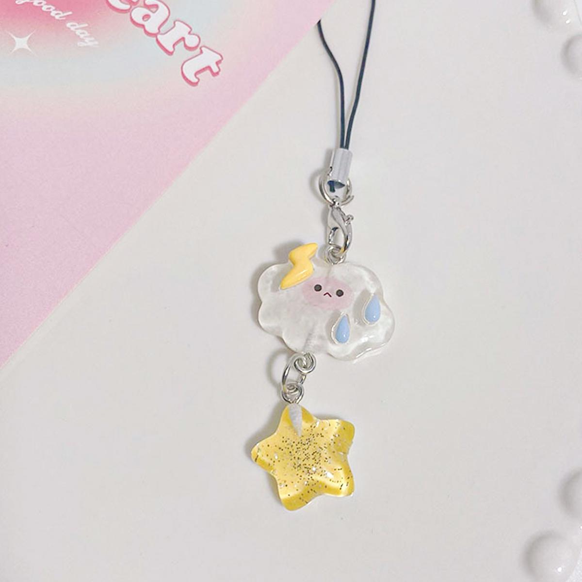 [MISS LAN]Clouds and Stars Mobile Phone Chain