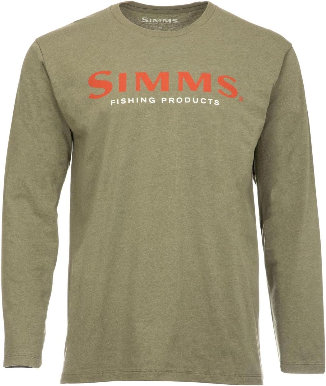 Simms Men's Logo Long Sleeve Shirt Fishing Shirt Sun Protection