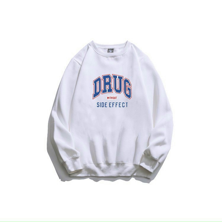 Áo Sweater Nam Nữ Form Rộng Dài DRUG Nỉ Ngoại Dày Dặn Ulzzang Thời Trang PY344