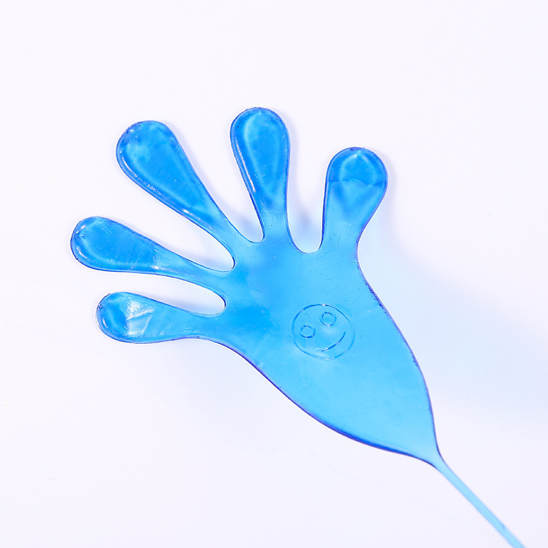 Nostalgic elastic retractable sticky Palm climbing wall vent children Boy small toy creative trick small sticky hand