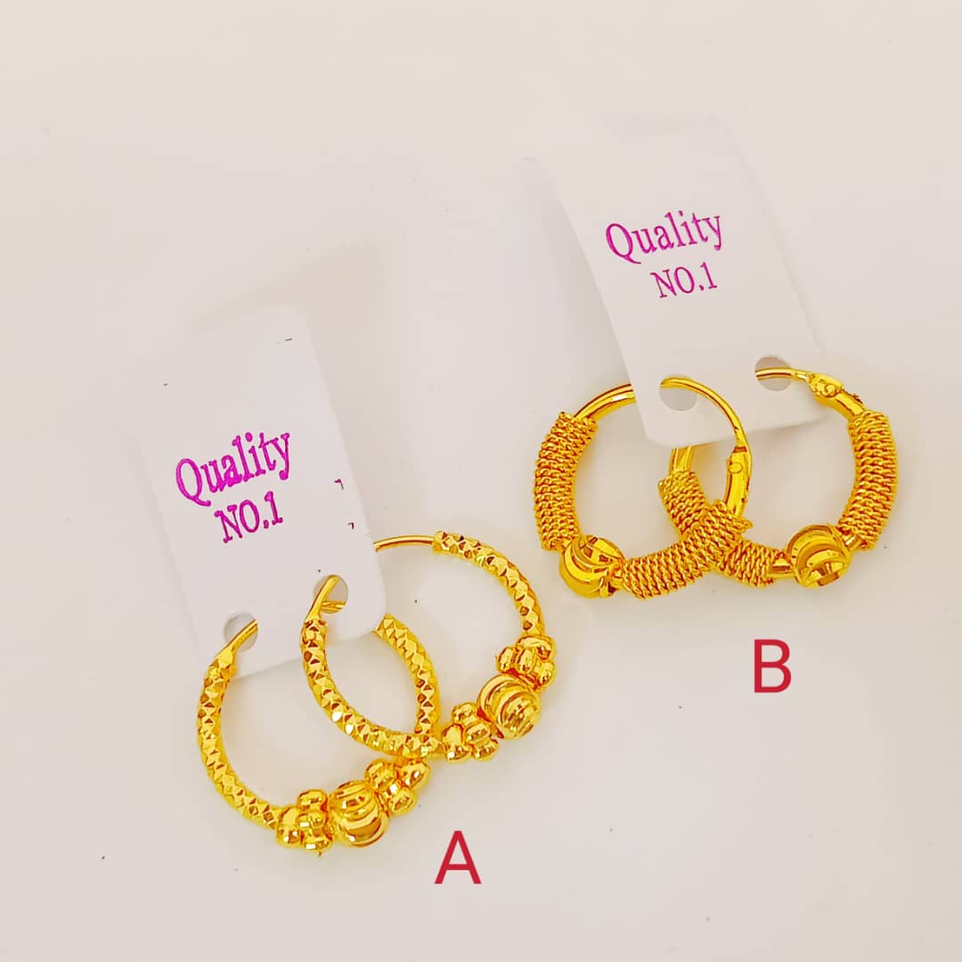 Earring Subang Emas Korea Bangkok GOLD PLATED Lazada