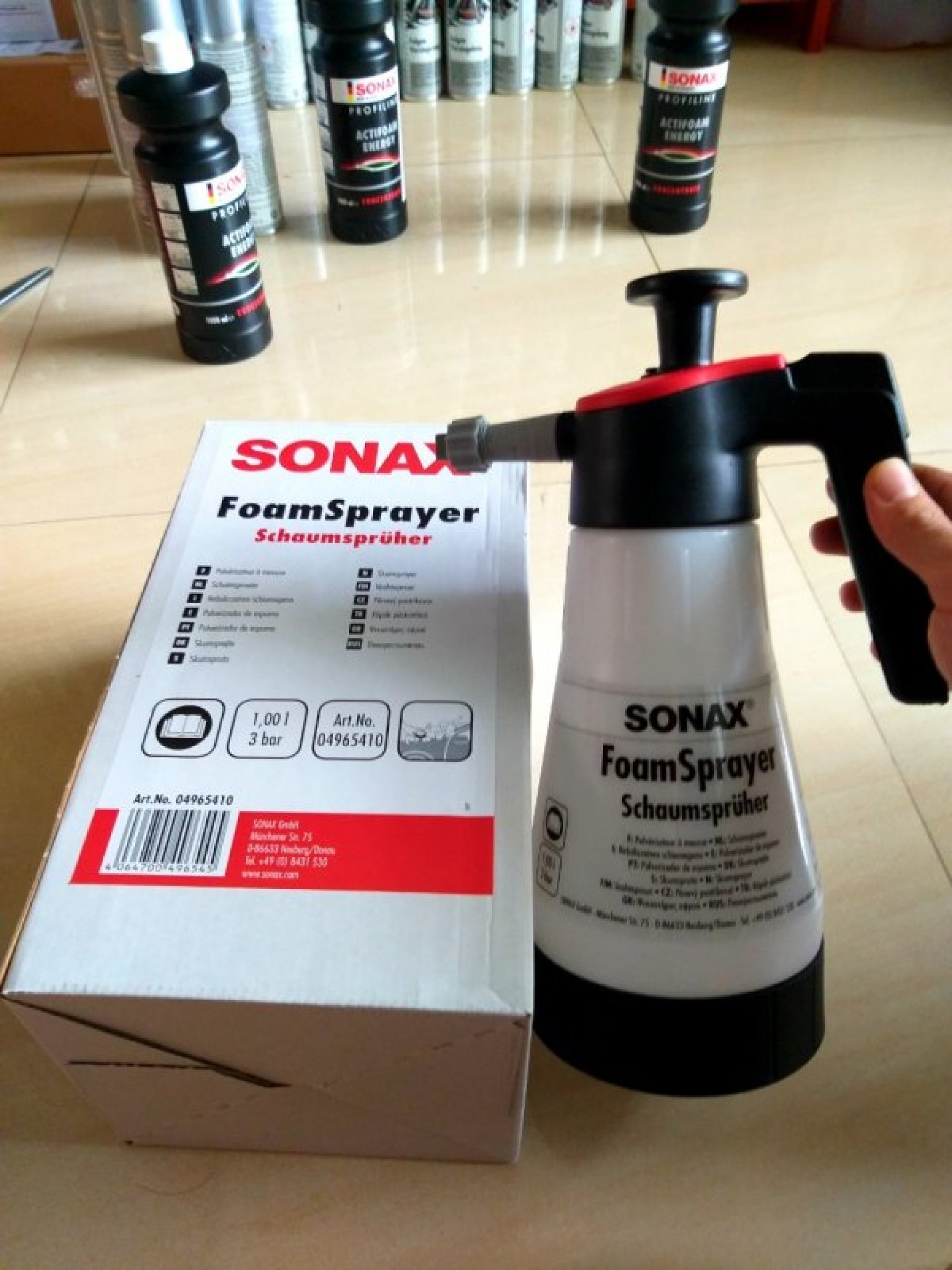 Bình pha dung dịch hóa chất - SONAX Pump Vaporiser Sprayboy