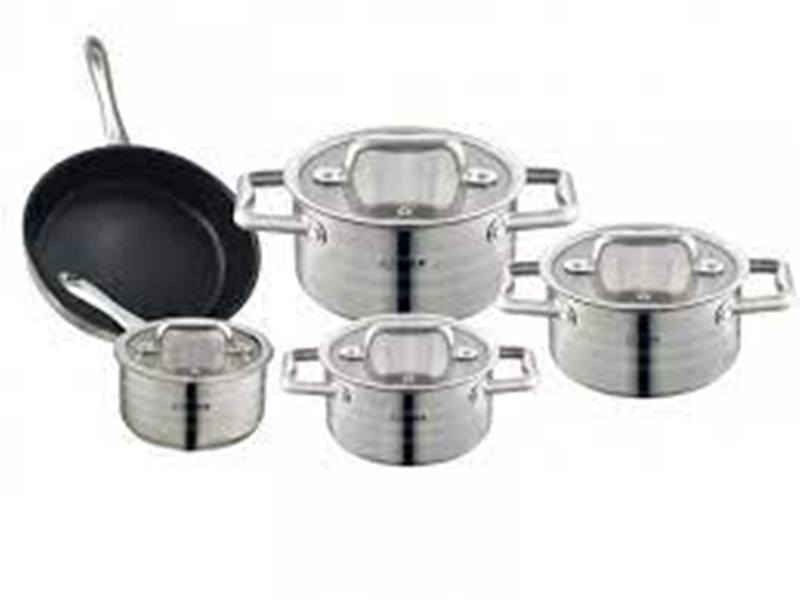 Bộ nồi inox cao cấp 5 món Arber Dolphin