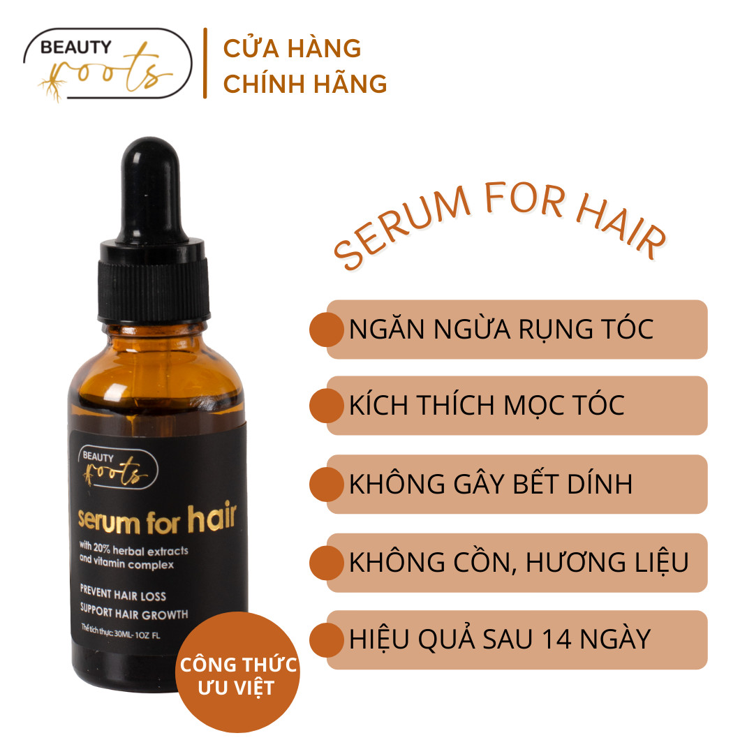 Serum mọc tóc, giảm rụng tóc, Serum for Hair chiết xuất thảo dược 30ml thumbnail