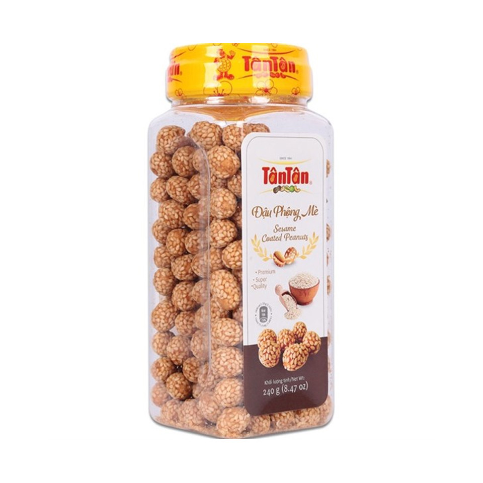 Combo 2 Đậu phộng Mè Tân Tân (240g/ hũ)