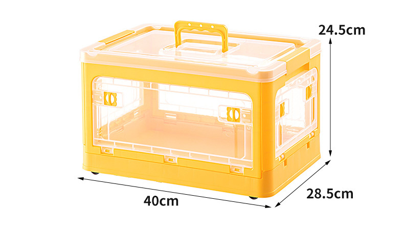 Medical box, large capacity household storage box, transparent first aid kit, foldable storage box, multi-layer extra large sorting box