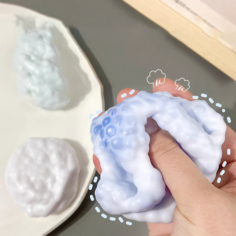 1PC Ball Squishy Table Toys Plasticity Ice Skin Squeez Stress Relieving Toys BAWEI.