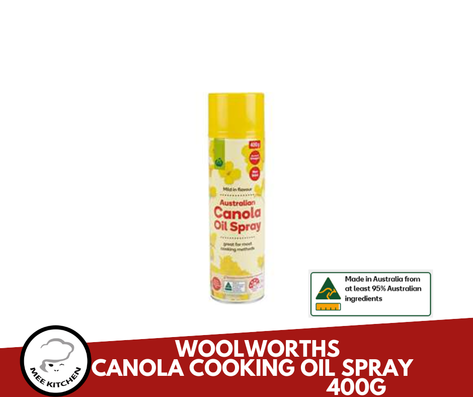 Woolworths Canola Oil Cooking Spray 400g (Imported from Australia