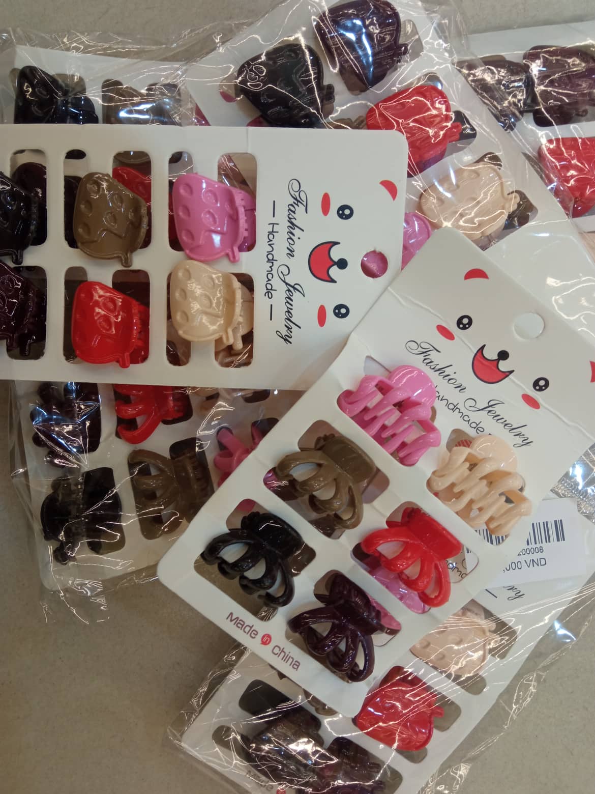 Set6 kẹp mái mini nhiều màu