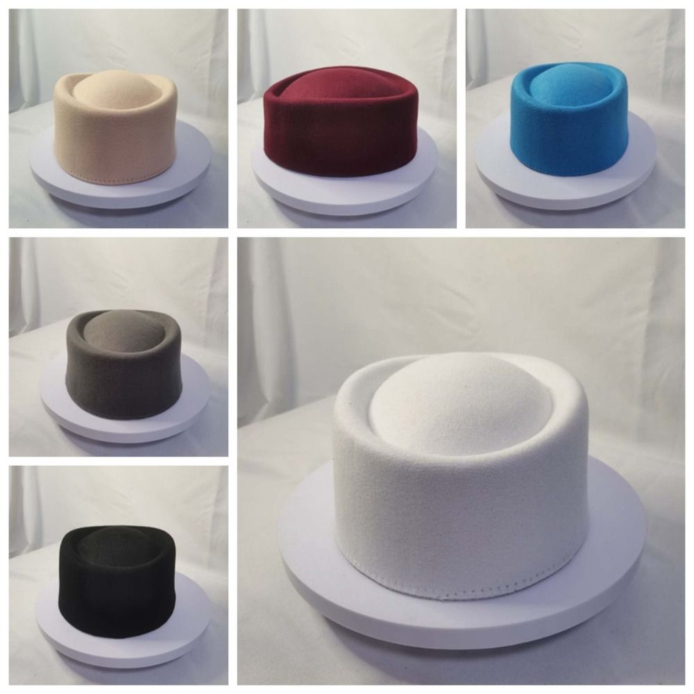 Uniform Stewardess Hat Vintage Looking Pillbox Hat French Style Dome ...