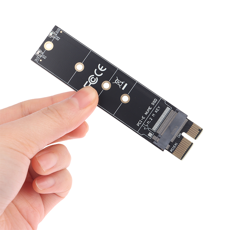 PCIE to M2 Adapter NVMe SSD M2 PCIE X1 Raiser PCI-E PCI Express M Key Connector Internal Solid State Drive. 