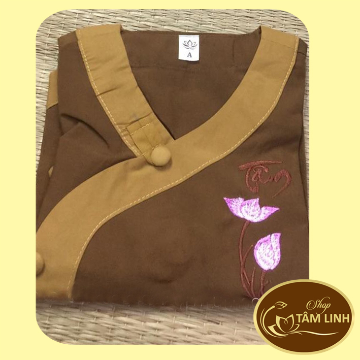 Đồ Lam Đi Chùa_Mẫu Tim Phối Cho Bé Gái