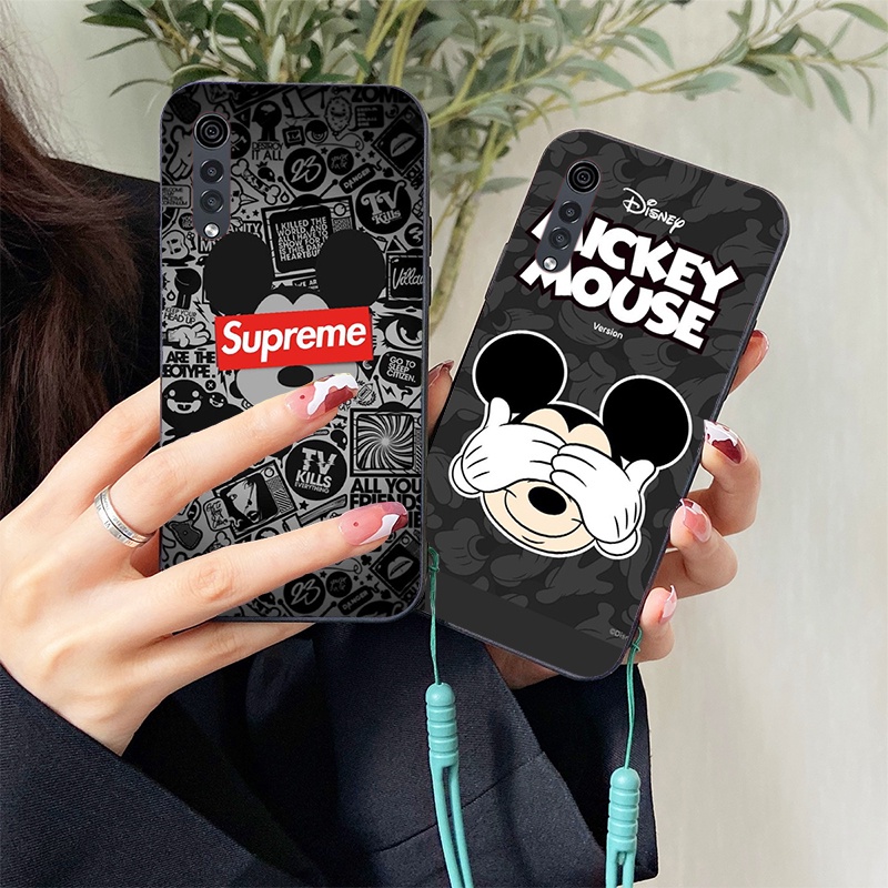 LG Velvet 5G Casing Mickey Mouse Cartoon Shockproof Phone Case