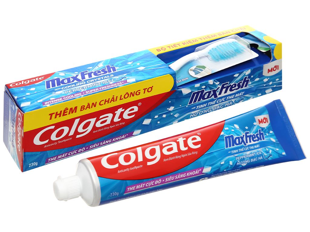 KEM ĐÁNH RĂNG COLGATE MAXFRESH CÁC MÃ HỘP 200G
