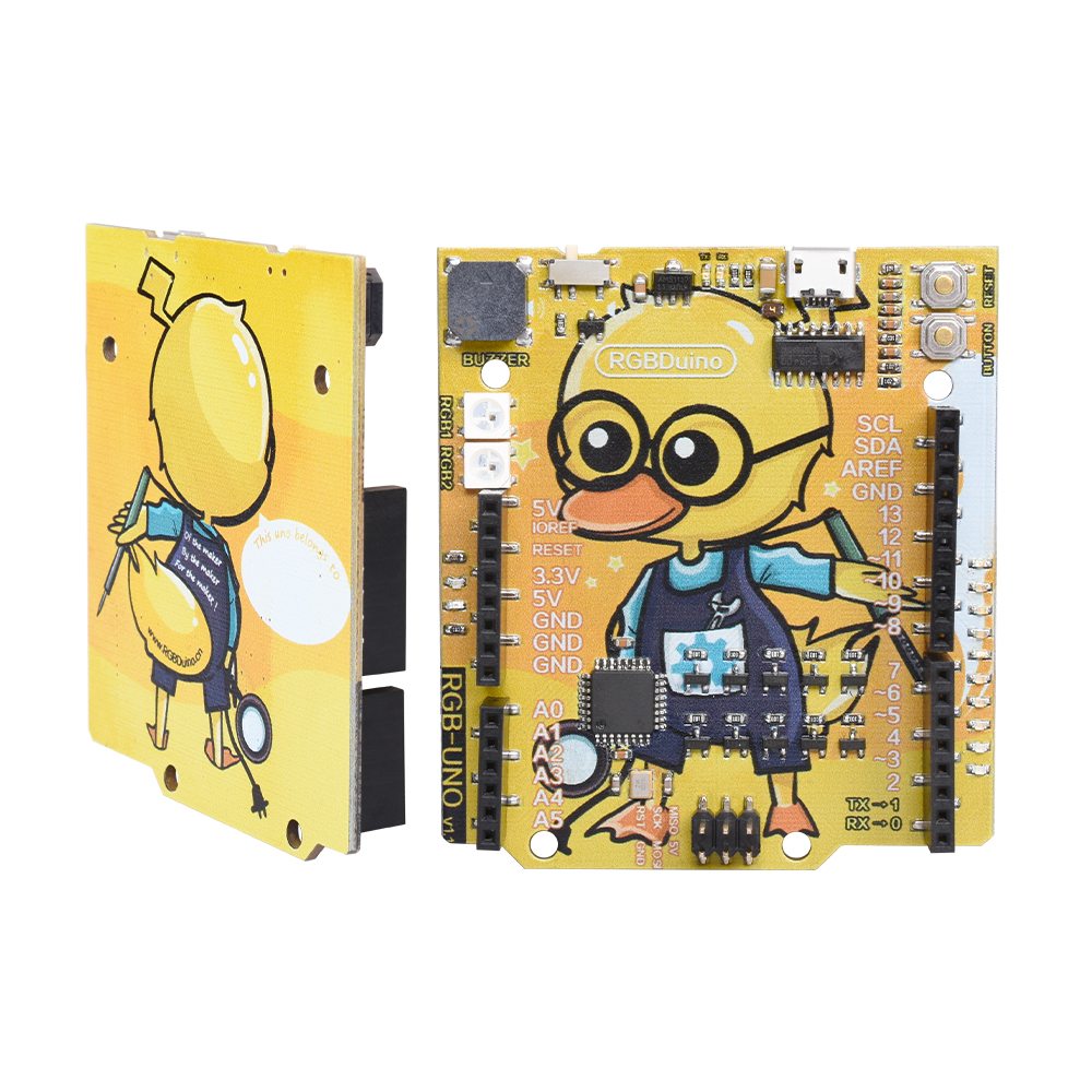 RGBDuino UNO V1.2 Jenny Development Board ATmega328P Chip CH340C VS Arduino UNO R3 Upgrade For Raspberry Pi 4 Raspberry Pi 3B. 