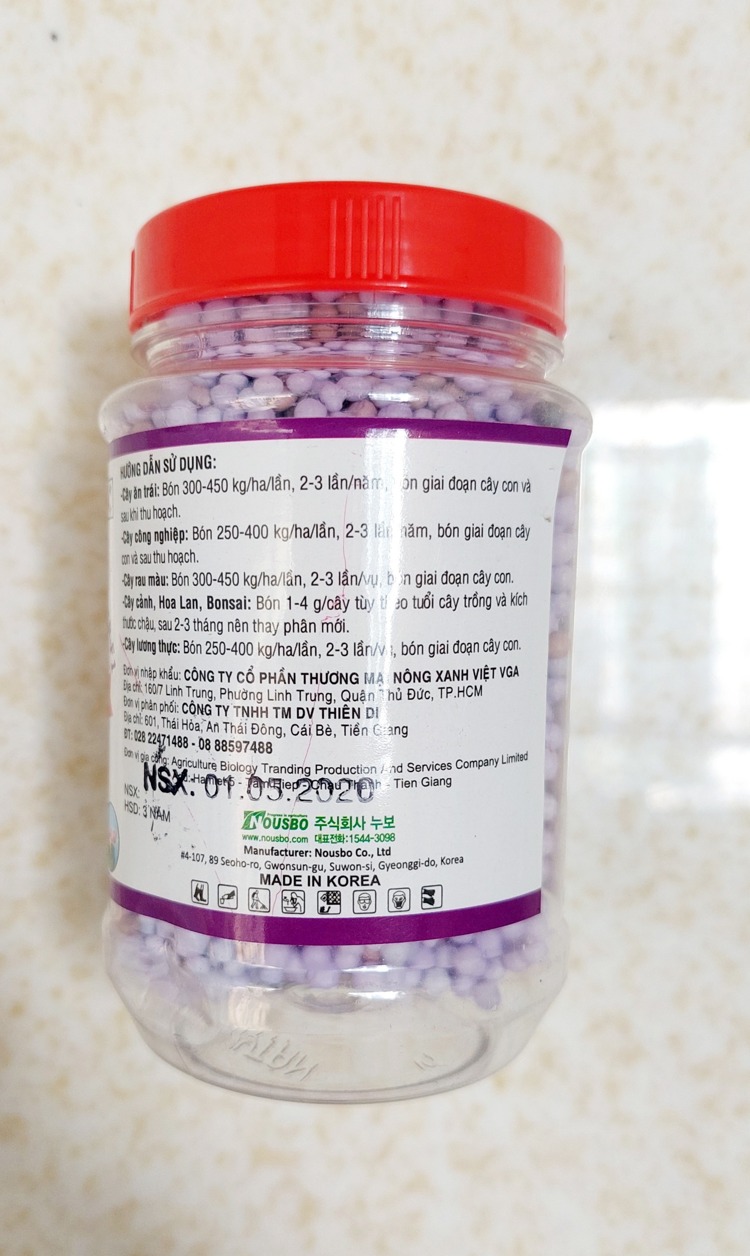 Phân Tan Chậm Hàn Quốc 20-10-10+TE