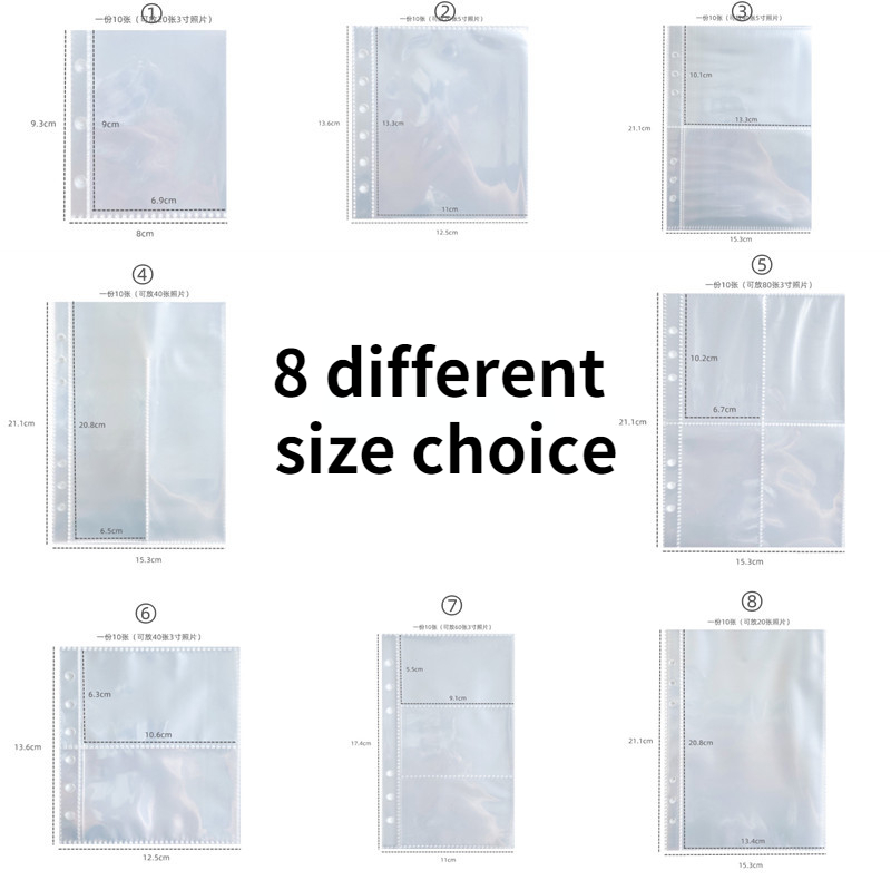10pcs%203%20Inch%20Idol%20Card%20Kpop%20Album%20Collect%20Book%20Refill%20Sleeves%20DIY%20Binder%20Photocards%20Collect%20Book%20Refill%20Sleeves%20Stationery%20Set%20-%20Image%203
