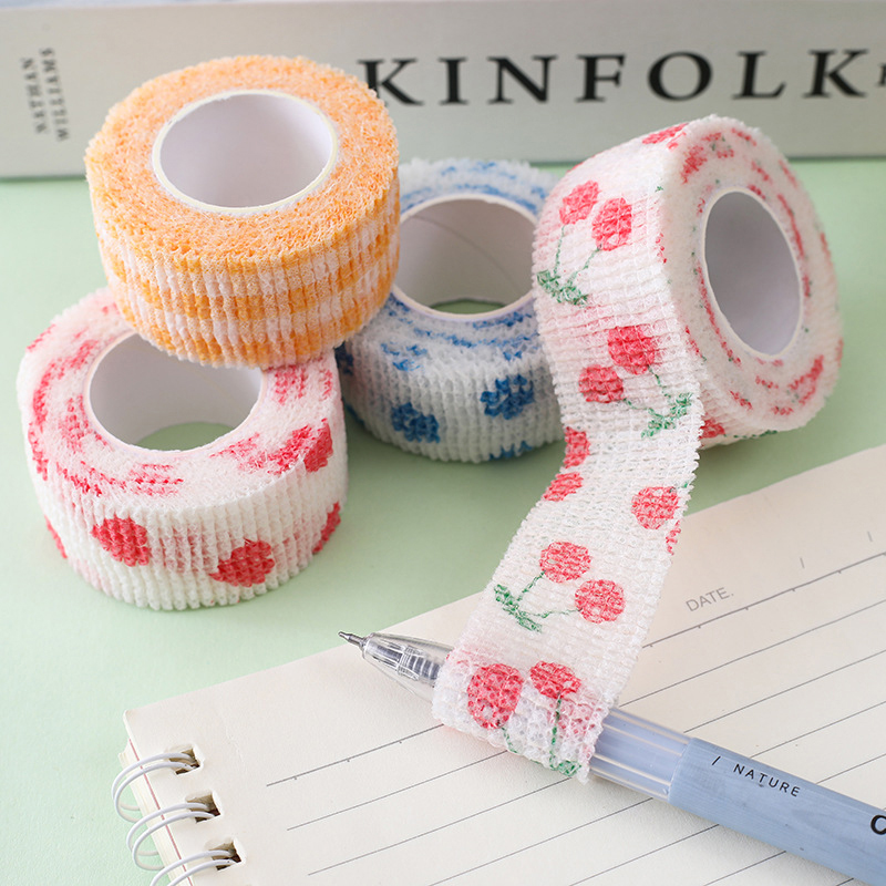 Writing Hand Guard 5pcs Finger Guard Bandage Writing Printed Medical Self-Adhesive Bandage ...
