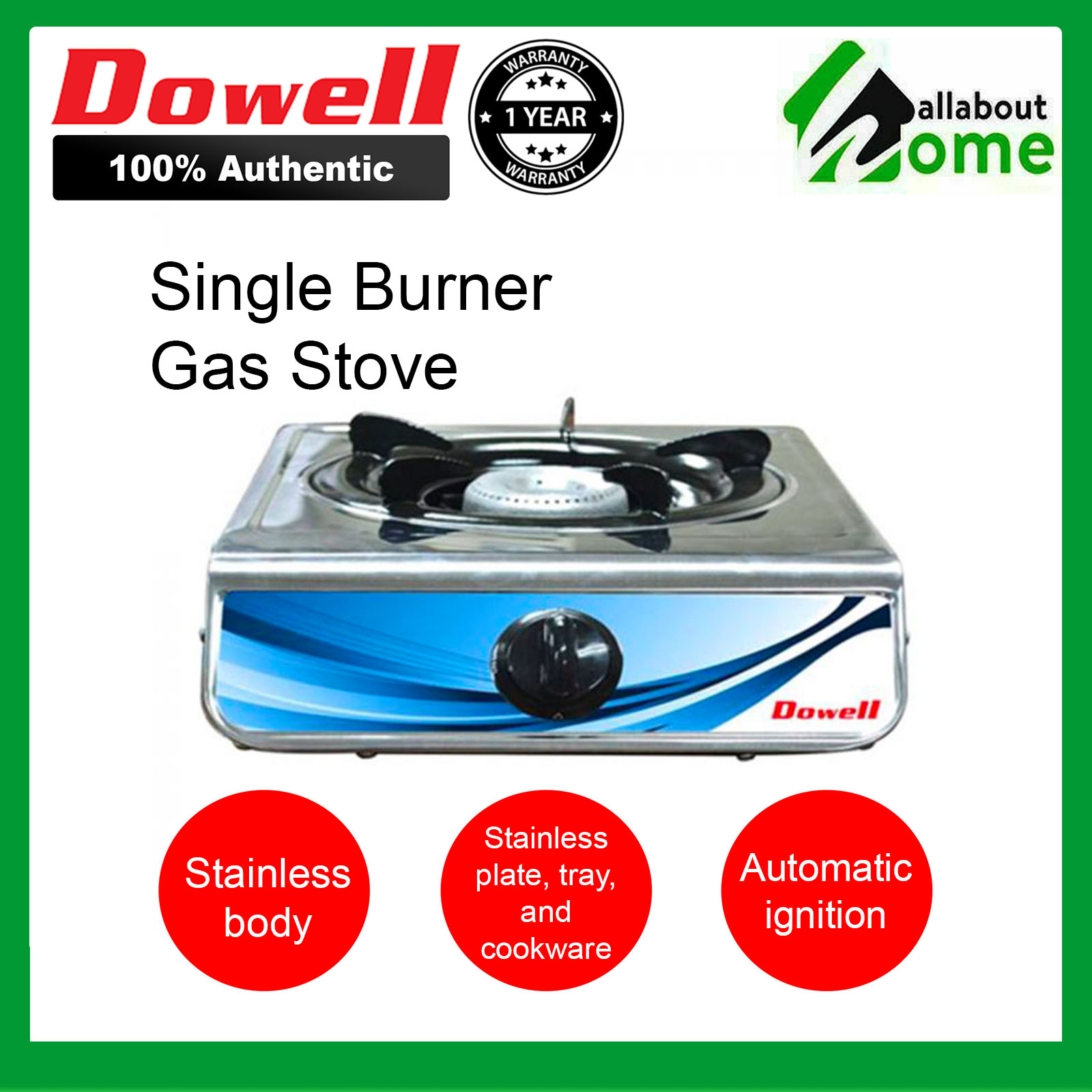 Dowell SSB44 Single Burner Gas Stove Lazada PH