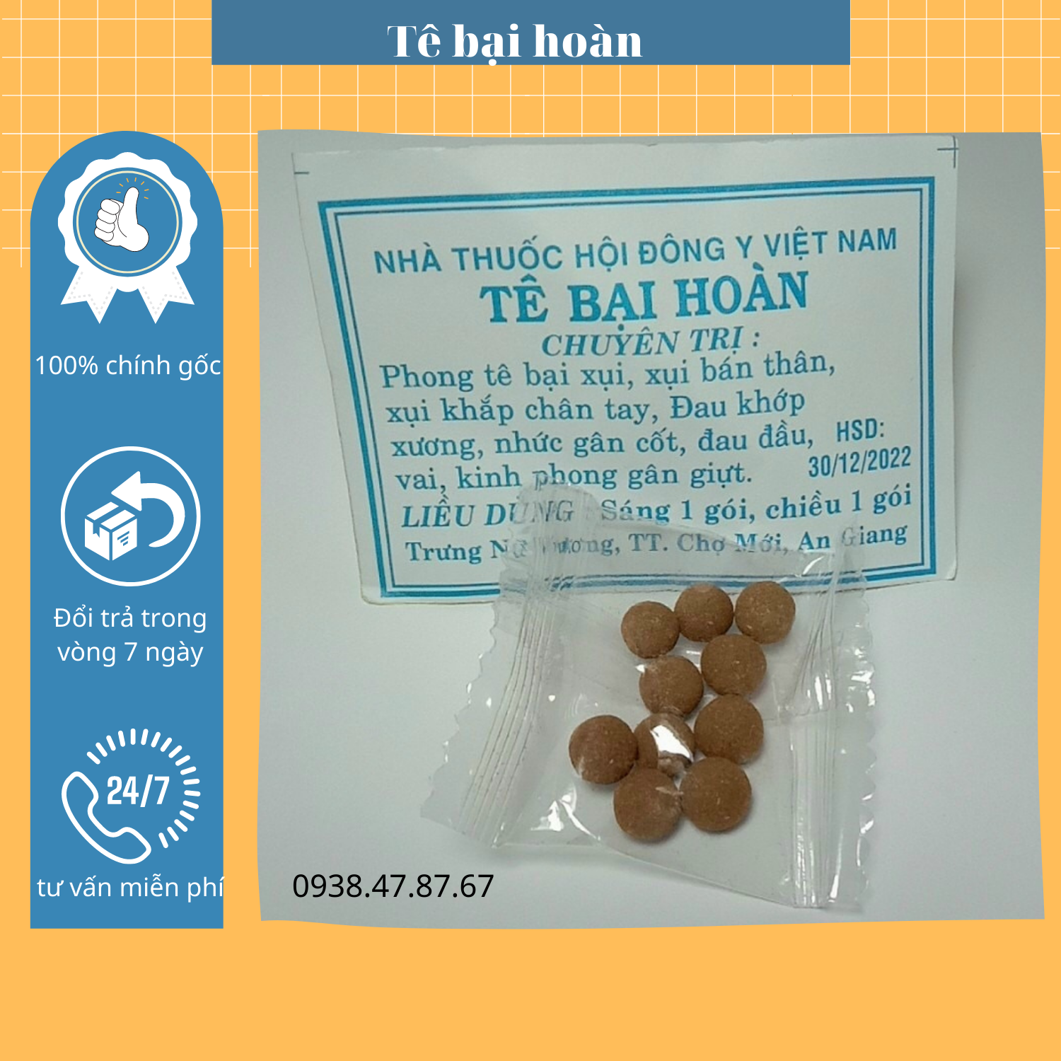 Tận gốc l tê bại hoàn - 50 gói