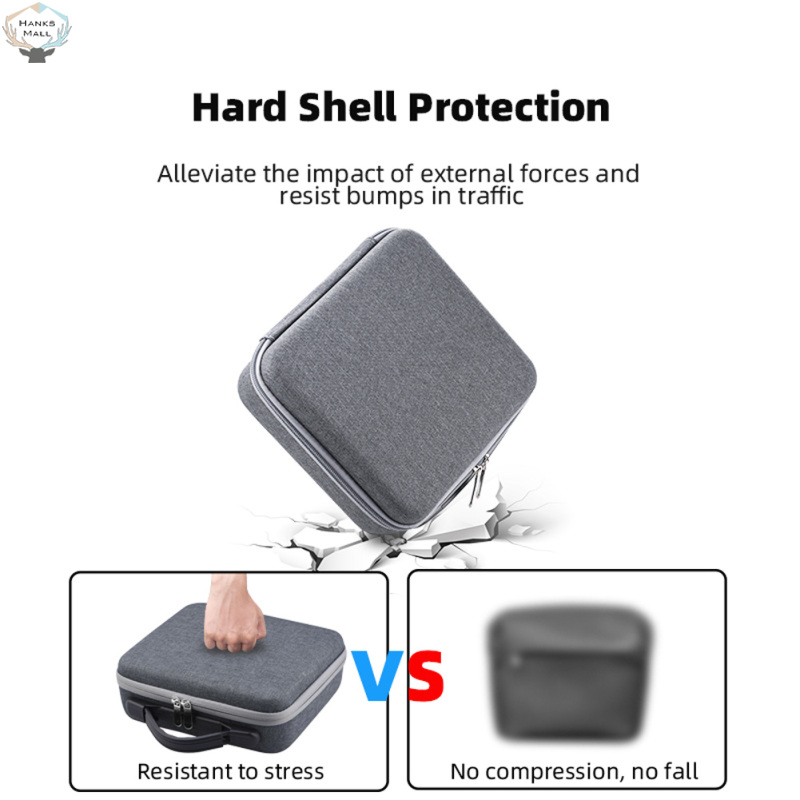 Storage Bag Double Zipper Design Camera Protective Case Customized Spaces Camera Accessories Organizer Compatible For DJI OSMO Pocket 3