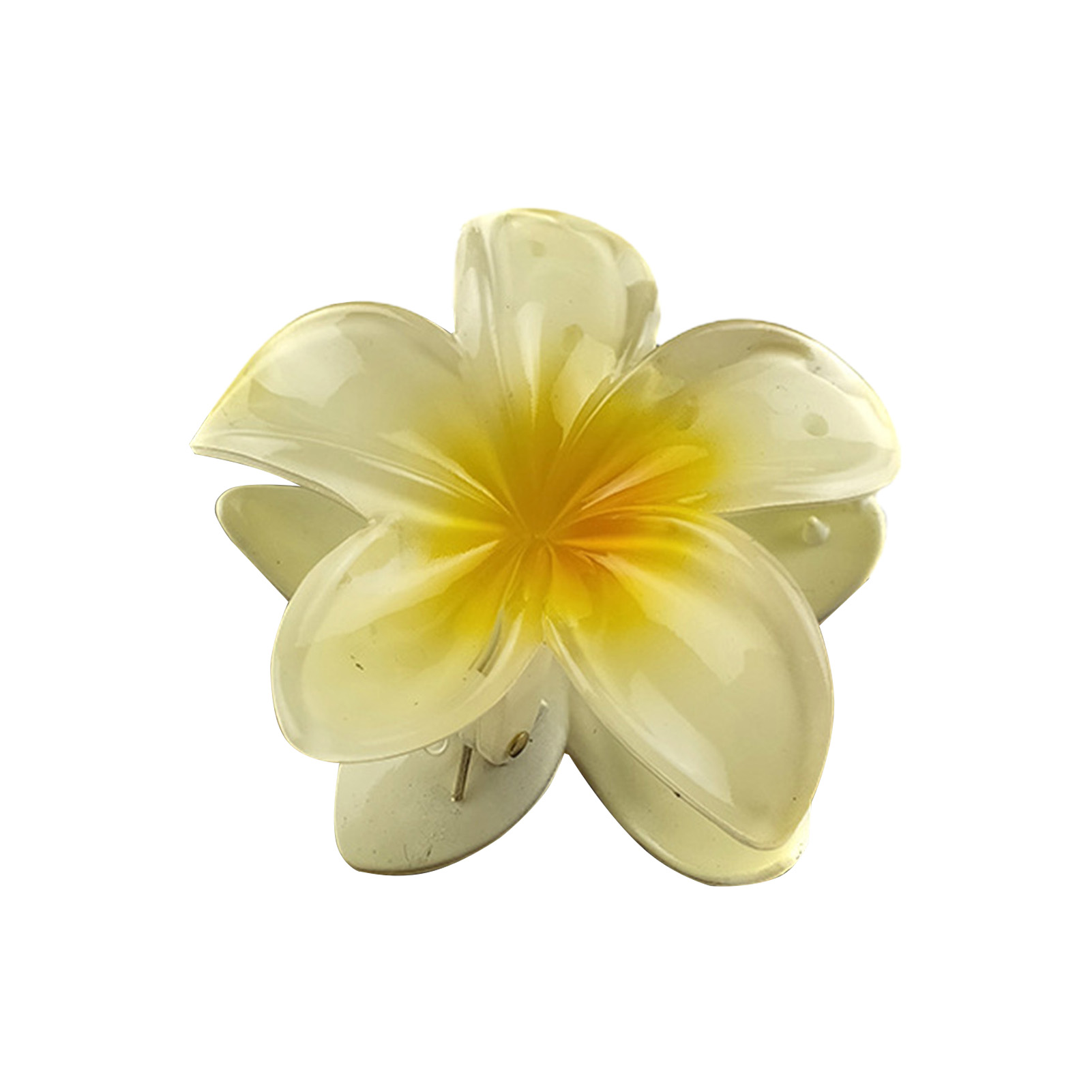 Women Small Hair Clip Flower Hair Grip Realistic Flower Shape Gradient Color Strong Claw Anti-slip Small Teeth Lightweight Children Kids Hair Fixed Hair Decoration Tool