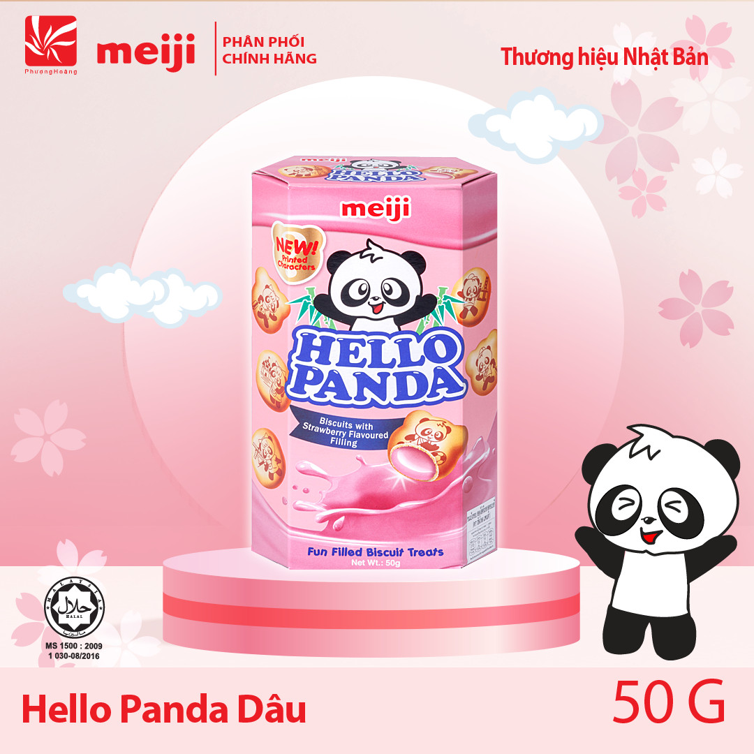 [ BÁNH GẤU MEIJI ] Hello Panda 40g 6 vị