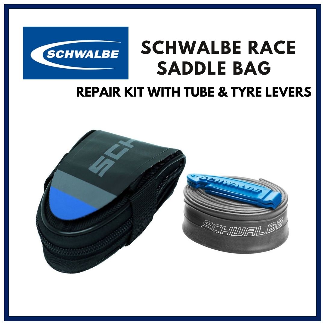 Schwalbe Bicycle Saddle Bag/Tire Lever/Tube Kit 
